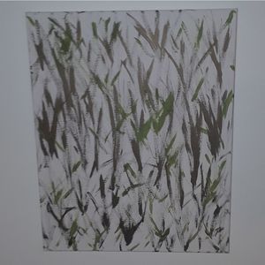 16×20 Green Abstract Homemade Painting